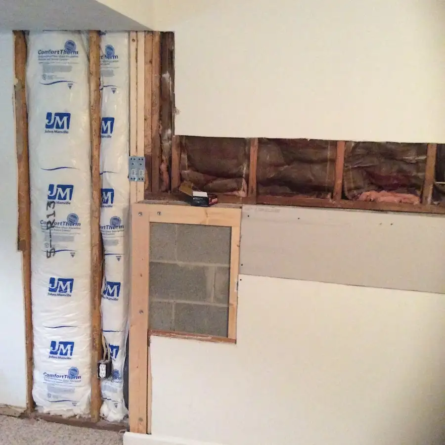 Wall insulation replacement during Odor Removal & Deodorization in Santa Fe